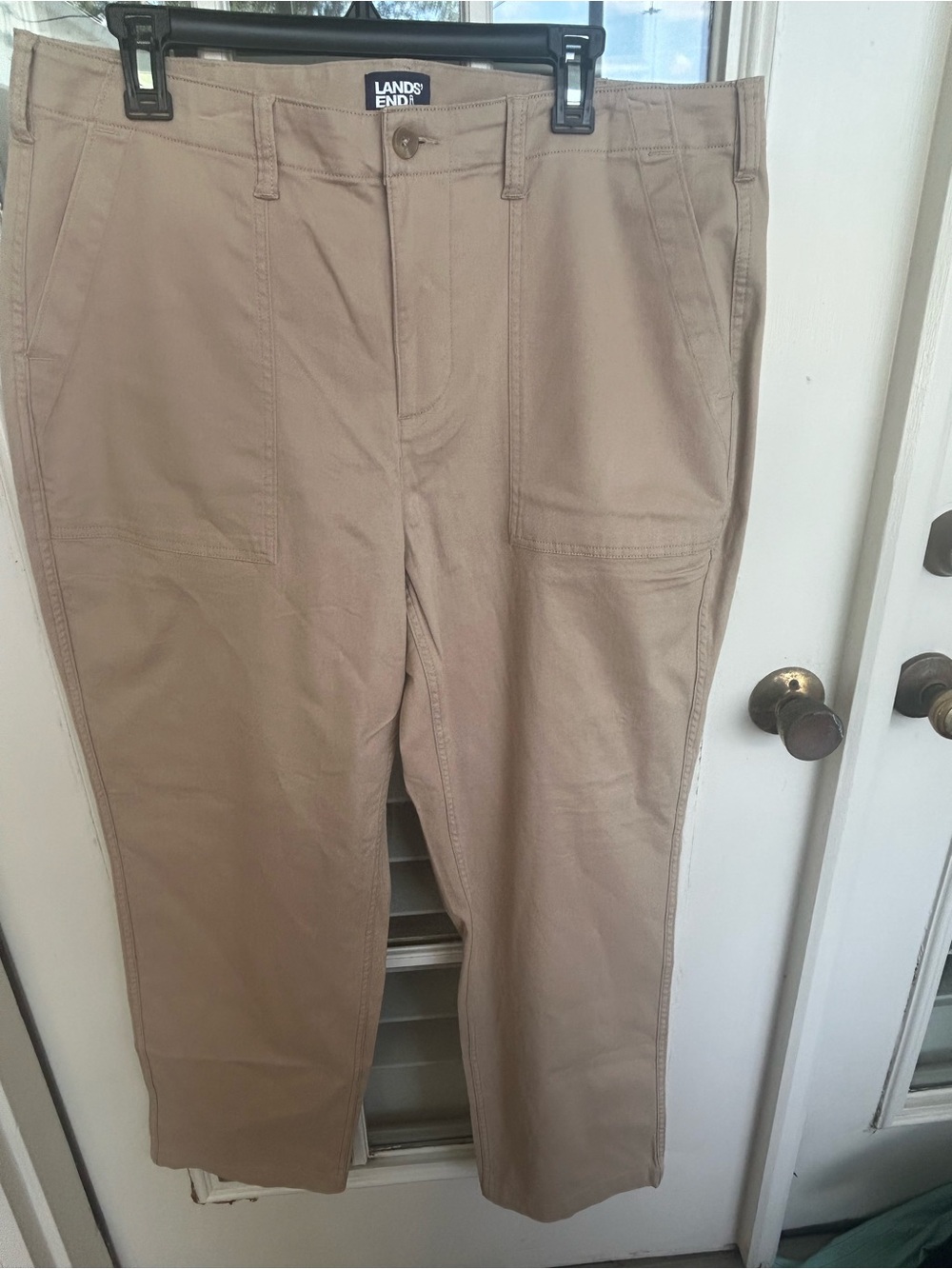 Lands' End Men’s Tan Chino Pants